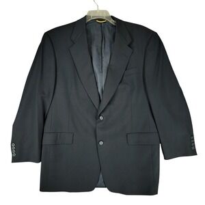 Hart Schaffner Marx Gold Trumpeter‎ Sport Coat 42R Men Black 100% Wool Nordstrom